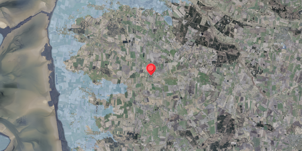 Stomflod og havvand på Roagervej 366, 6760 Ribe