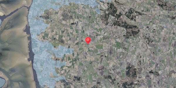 Stomflod og havvand på Roagervej 374, 6760 Ribe