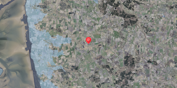 Stomflod og havvand på Roagervej 430, 6760 Ribe