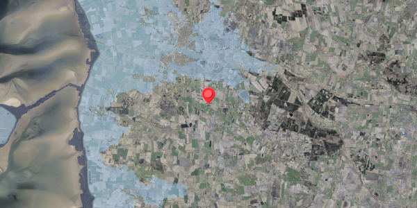Stomflod og havvand på Sortemose 2, 6760 Ribe