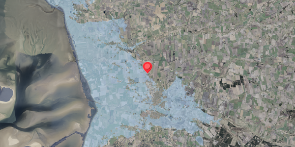 Stomflod og havvand på Varde Hovedvej 13, . , 6760 Ribe