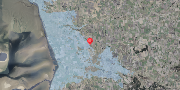 Stomflod og havvand på Varde Hovedvej 22, . , 6760 Ribe