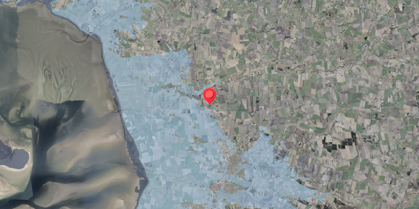 Stomflod og havvand på Varde Hovedvej 45, . , 6760 Ribe