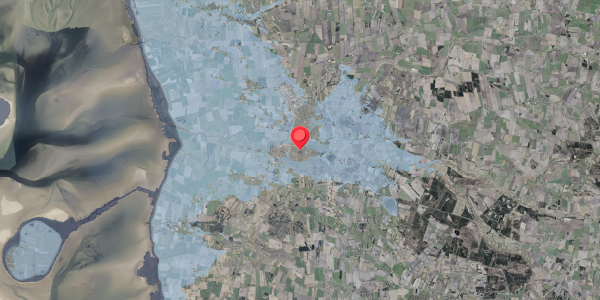 Stomflod og havvand på Vedelsvej 2, . , 6760 Ribe
