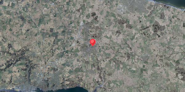 Stomflod og havvand på Irisvej 7, 8722 Hedensted