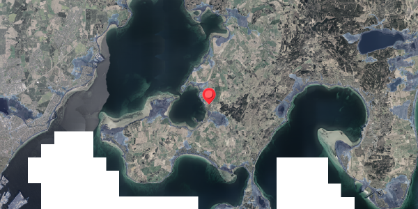 Stomflod og havvand på Energivej 104, 8420 Knebel