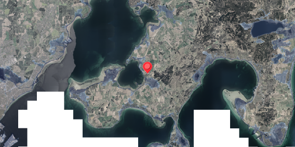 Stomflod og havvand på Energivej 134, 8420 Knebel