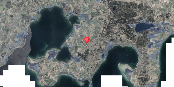 Stomflod og havvand på Gildespollen 1, 8420 Knebel