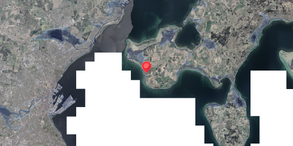 Stomflod og havvand på Solbakken 21, 8420 Knebel