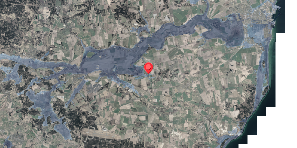 Stomflod og havvand på Askhøjvej 41, 8570 Trustrup