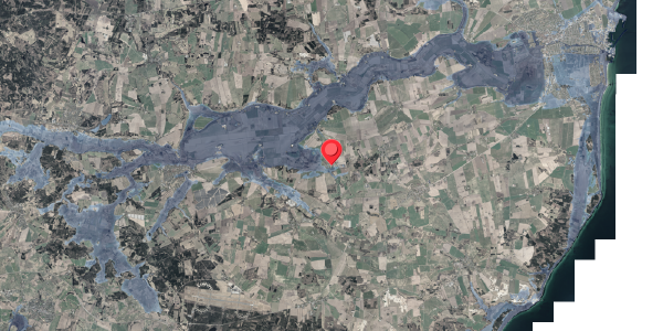Stomflod og havvand på Askhøjvej 45, . , 8570 Trustrup