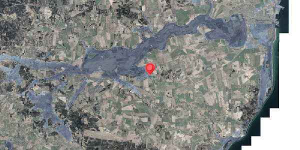 Stomflod og havvand på Askhøjvej 49, 8570 Trustrup