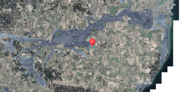 Stomflod og havvand på Askhøjvej 63, . , 8570 Trustrup