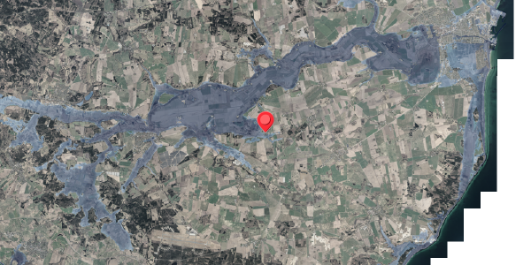 Stomflod og havvand på Askhøjvej 80, . , 8570 Trustrup
