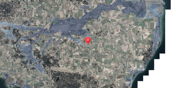 Stomflod og havvand på Banevej 2, 8570 Trustrup