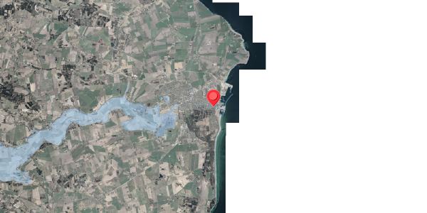 Stomflod og havvand på Blichersvej 1, 8500 Grenaa