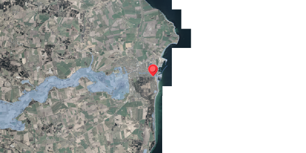 Stomflod og havvand på Blichersvej 58, 8500 Grenaa