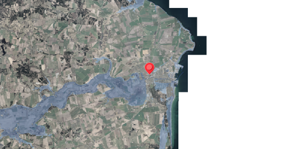 Stomflod og havvand på Bredgade 9, 8500 Grenaa