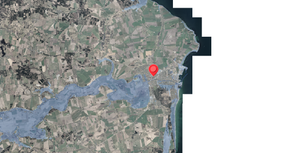 Stomflod og havvand på Bredgade 12, 8500 Grenaa