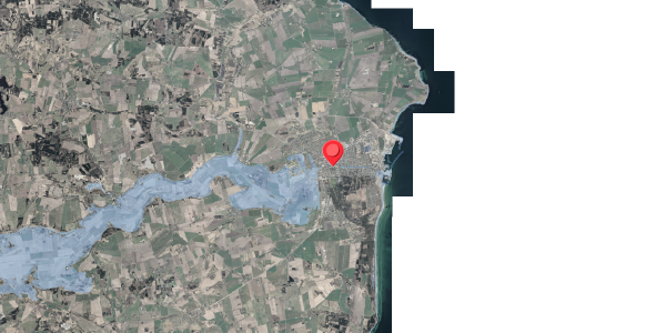 Stomflod og havvand på Duevej 2, 8500 Grenaa