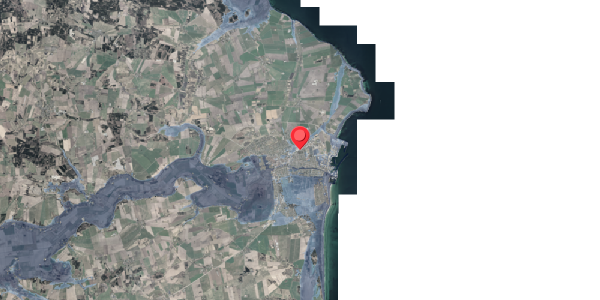 Stomflod og havvand på Energivej 2, 8500 Grenaa