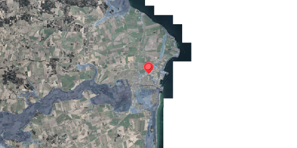 Stomflod og havvand på Energivej 23, 8500 Grenaa