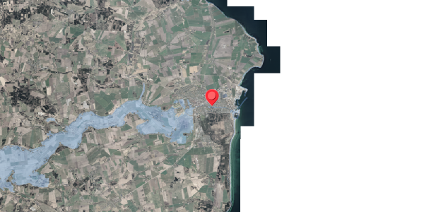 Stomflod og havvand på Engdalen 27, 8500 Grenaa