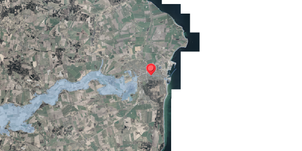 Stomflod og havvand på Engdalen 31, 8500 Grenaa
