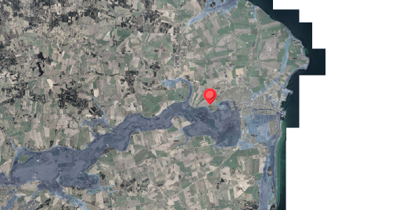 Stomflod og havvand på Enslev Mark 1, 8500 Grenaa