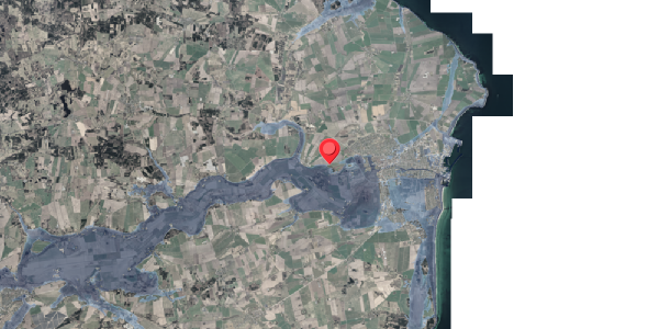 Stomflod og havvand på Enslev Mark 2, 8500 Grenaa