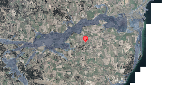 Stomflod og havvand på Harestien 4, 8570 Trustrup