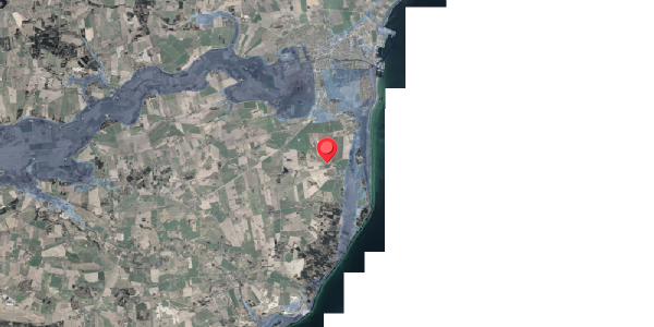 Stomflod og havvand på Hulvejen 21, 8500 Grenaa