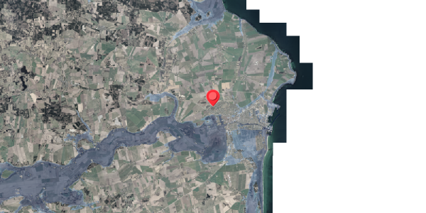 Stomflod og havvand på Humlevej 21, 8500 Grenaa