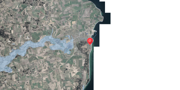 Stomflod og havvand på Klitten 14, 8500 Grenaa