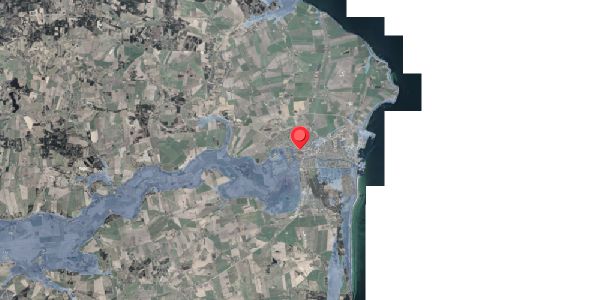 Stomflod og havvand på Markedsgade 14, . , 8500 Grenaa