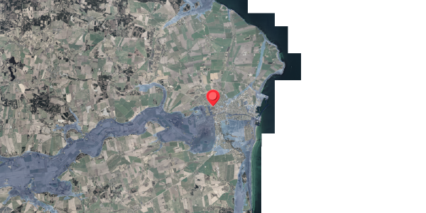 Stomflod og havvand på Markedsgade 42, . , 8500 Grenaa