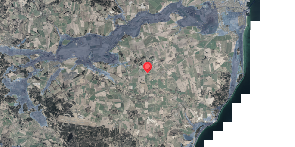 Stomflod og havvand på Obdrupvej 6, . , 8570 Trustrup