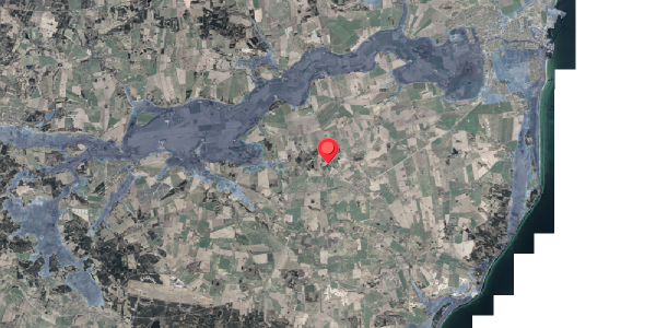 Stomflod og havvand på Obdrupvej 17, . , 8570 Trustrup