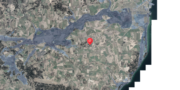Stomflod og havvand på Obdrupvej 36, 8570 Trustrup