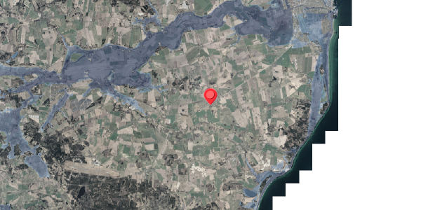 Stomflod og havvand på Petersborgvej 13, 8570 Trustrup