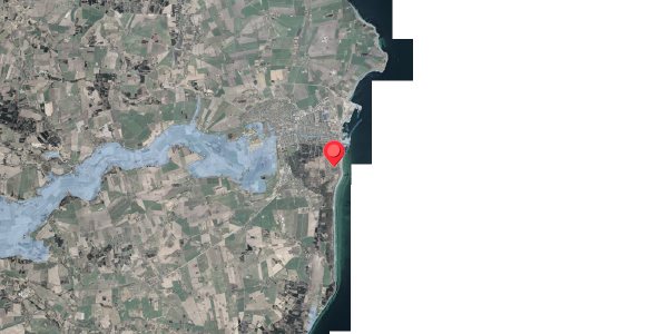 Stomflod og havvand på Pilevej 21, 8500 Grenaa