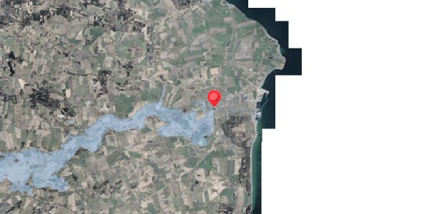 Stomflod og havvand på Posthaven 4A, 8500 Grenaa