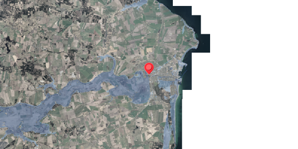 Stomflod og havvand på Posthaven 5, 8500 Grenaa