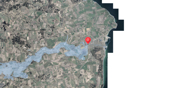 Stomflod og havvand på Posthaven 44, 8500 Grenaa