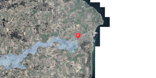 Stomflod og havvand på Posthaven 62, 8500 Grenaa