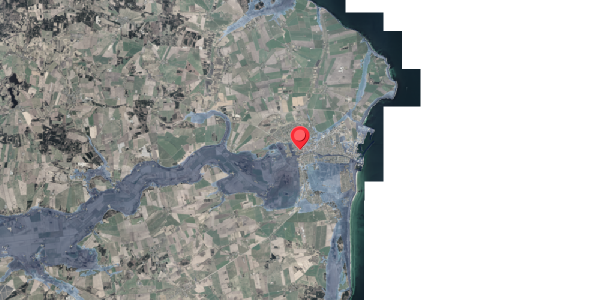 Stomflod og havvand på Storegade 11D, . , 8500 Grenaa