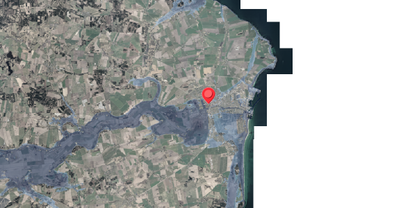 Stomflod og havvand på Storegade 16D, . , 8500 Grenaa