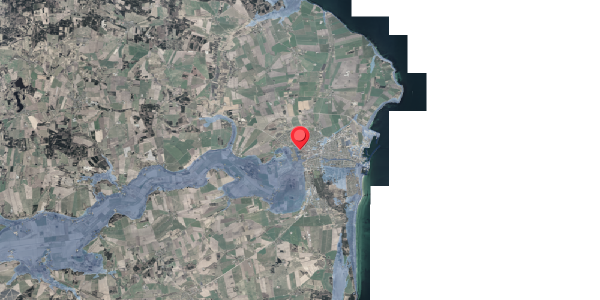 Stomflod og havvand på Storegade 63, 8500 Grenaa