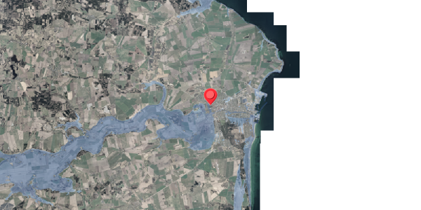 Stomflod og havvand på Storegade 71, 8500 Grenaa