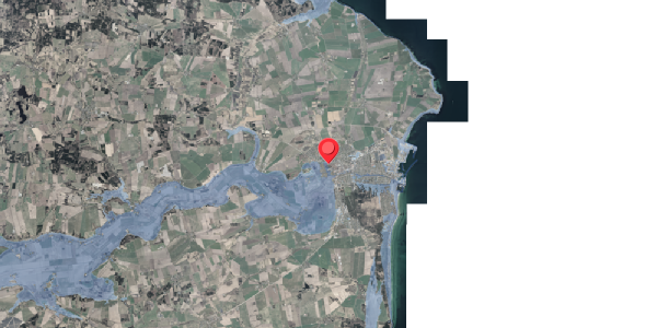 Stomflod og havvand på Storegade 73, 8500 Grenaa